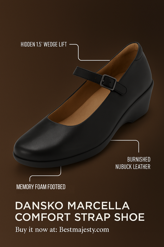 Dansko Womens Marcella Mary Jane - Comfort Shoes, Arch Support, adjustabale Strap