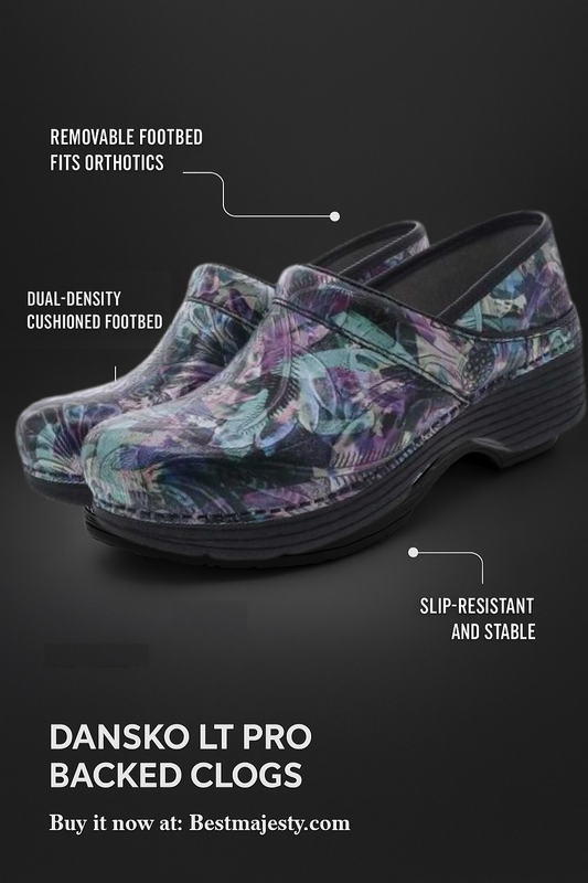 Dansko LT Pro Closed-Back Clogs - Slip-Ons (For Women)