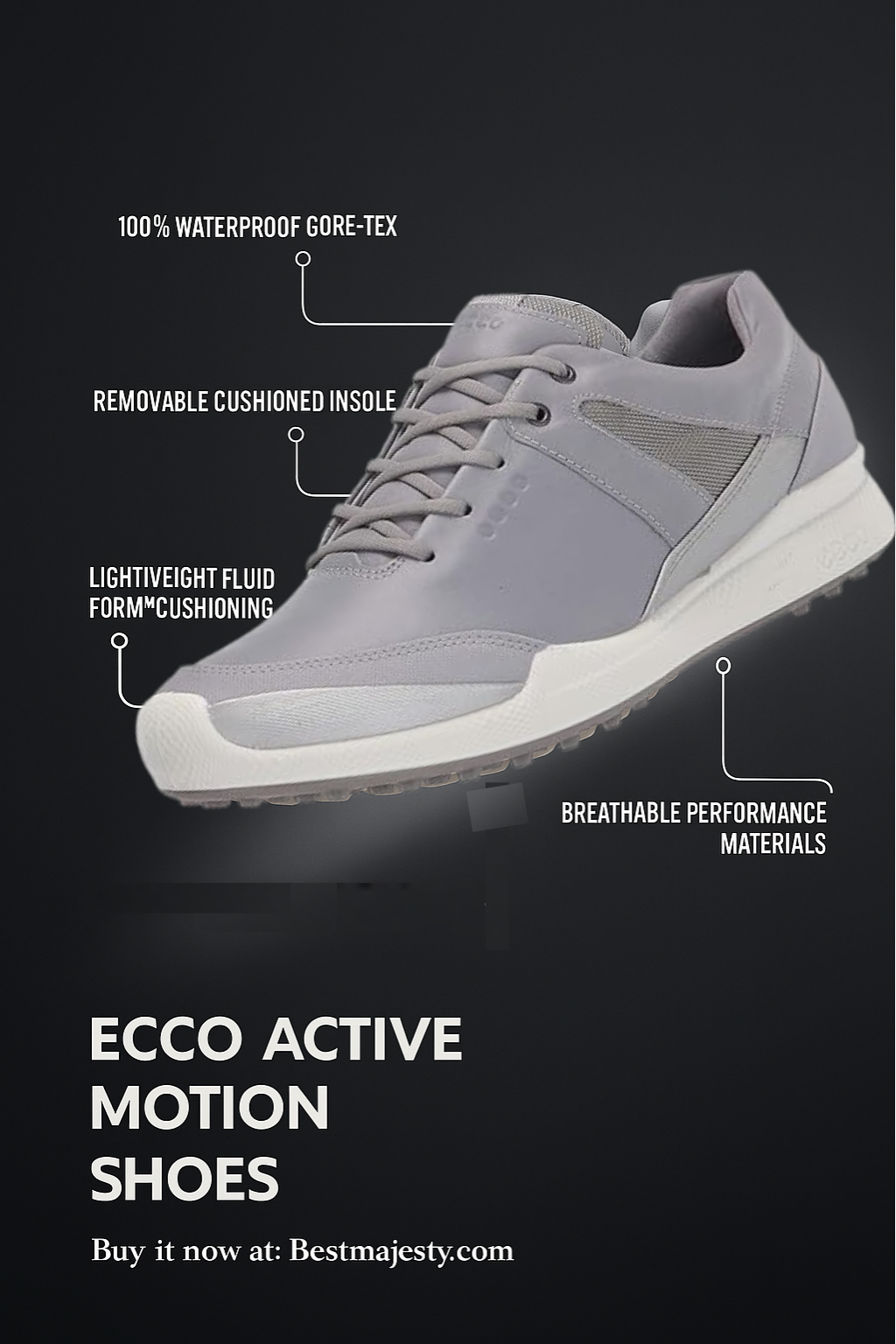 ECCO Women's Biom Hybrid Hydromax Water-Resistant Golf Shoe