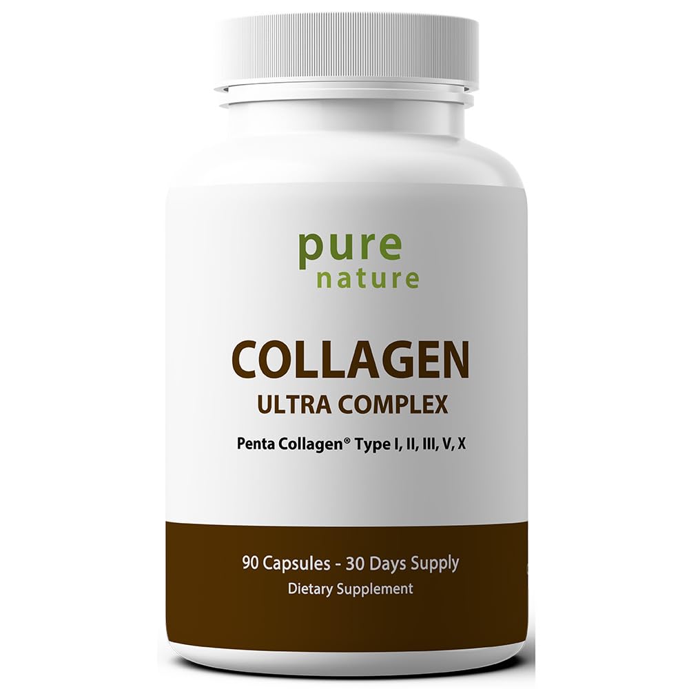 PureNature Collagen Ultra Complex Types I, II, III, V & X 90 Capsules (1)
