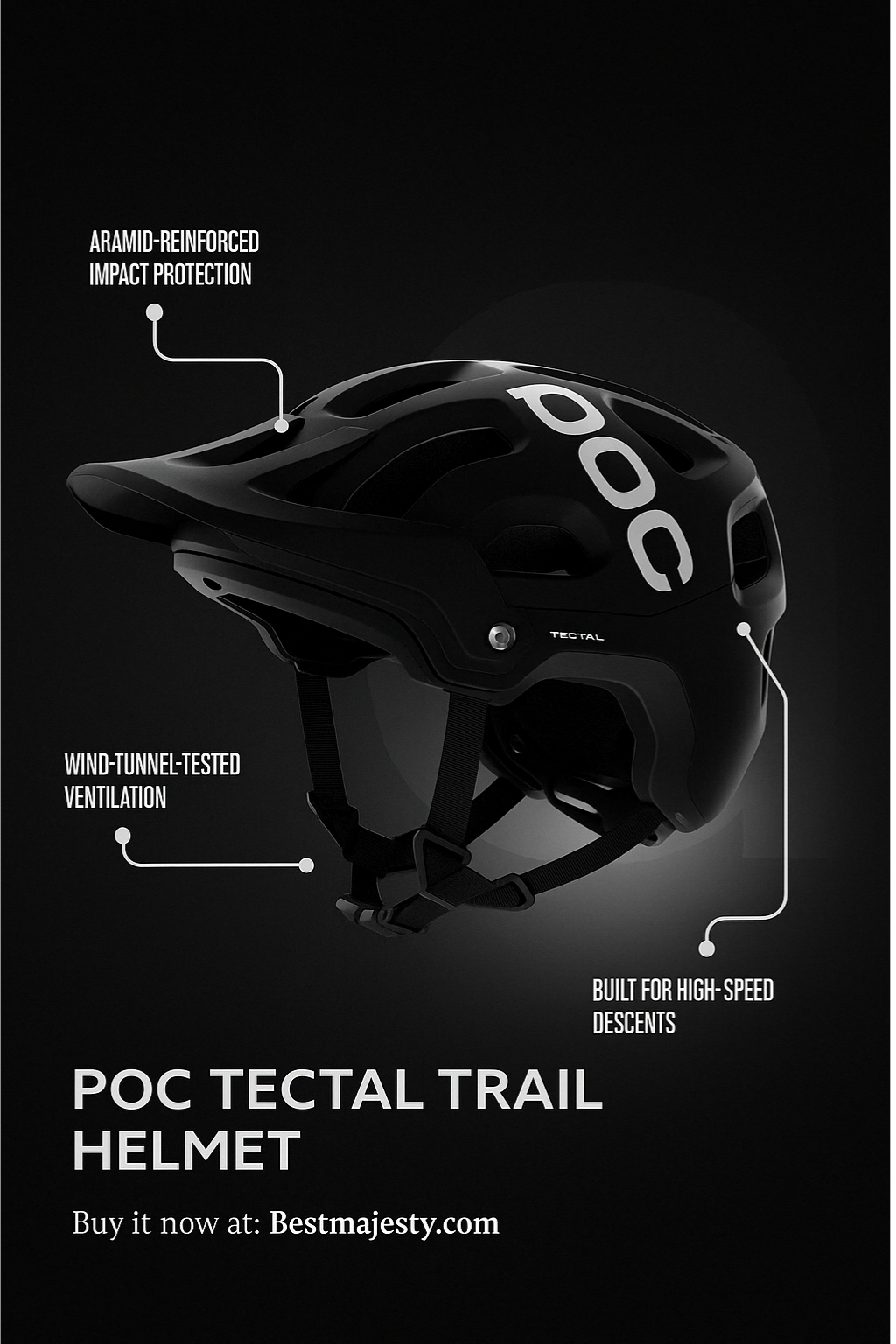 POC, Tectal, Helmet for Mountain Biking