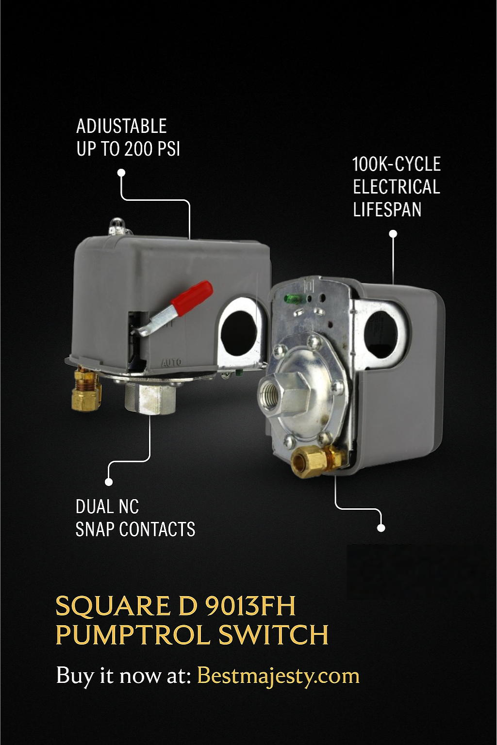 Square D 9013FHG42J59M1X Air-Compressor Switch