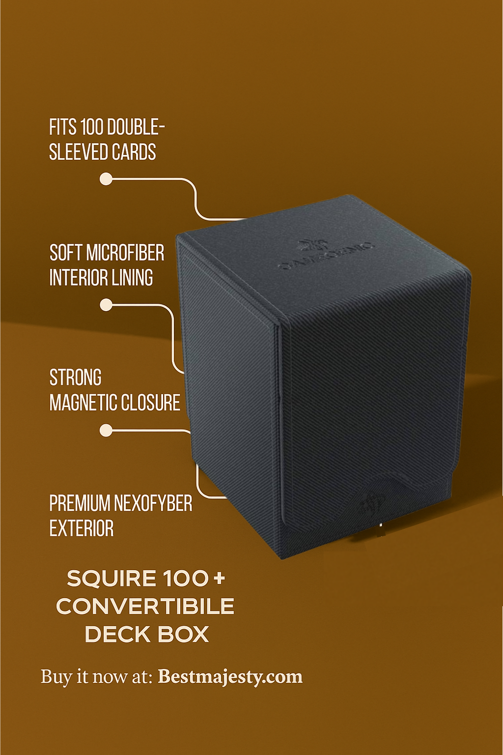 Squire Deck Box 100+ Black