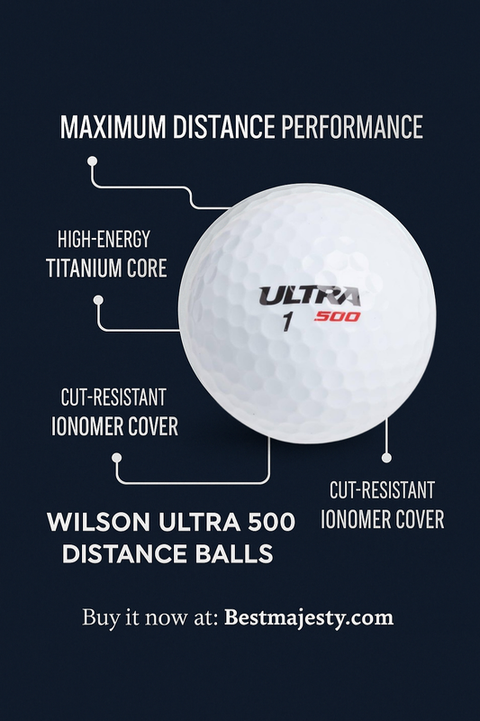 Wilson Ultra 500 Straight Golf Ball (15-Pack), White