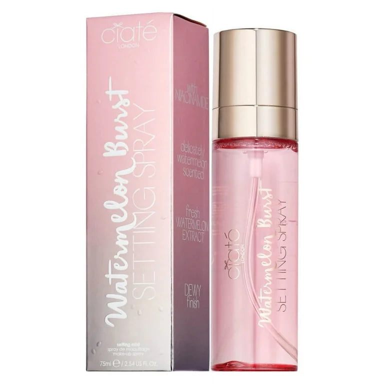 Ciate London Watermelon Burst Setting Spray with Niacinamide and Watermelon Extract - 75ML