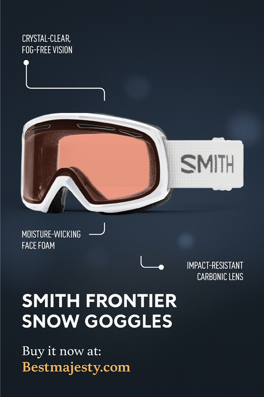 SMITH Frontier Goggles – Snowsports Goggles with Replaceable Lens for Skiing & Snowboarding – For Men & Women