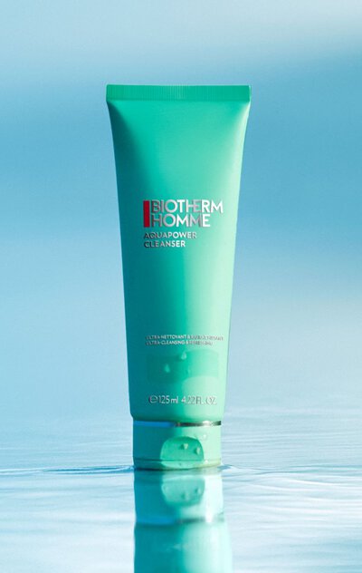 Biotherm Homme Aqua Power Ultra Cleansing Gel for Men, 4.22 Ounce