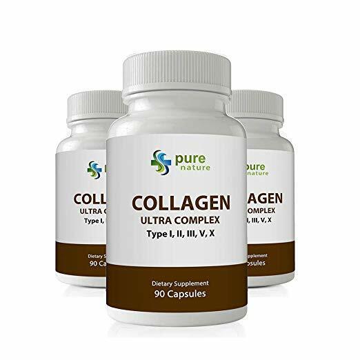PureNature Collagen Ultra Complex Types I, II, III, V & X 90 Capsules (1)